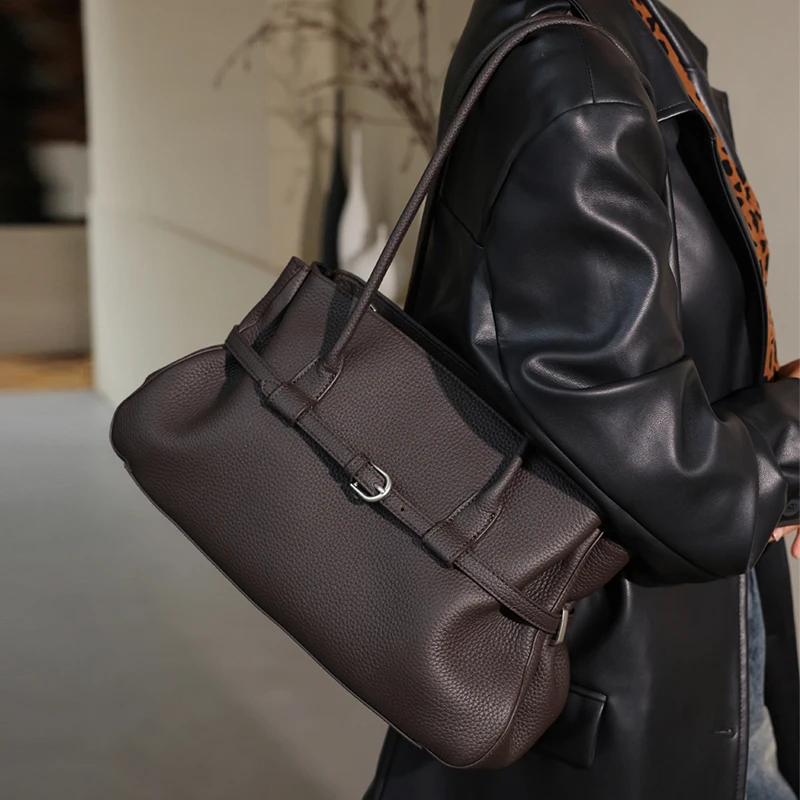 Women Bags 2026 Trends - Damska torba na ramię z prawdziwej