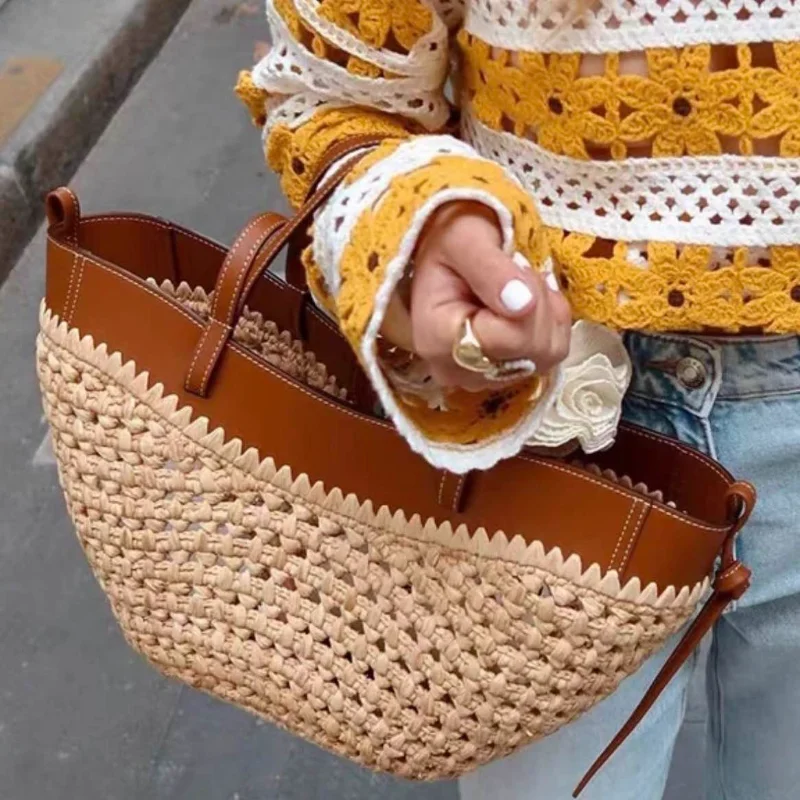 Markowa ażurowa torba plażowa  – Women Bags On Sale recenzja i cena
