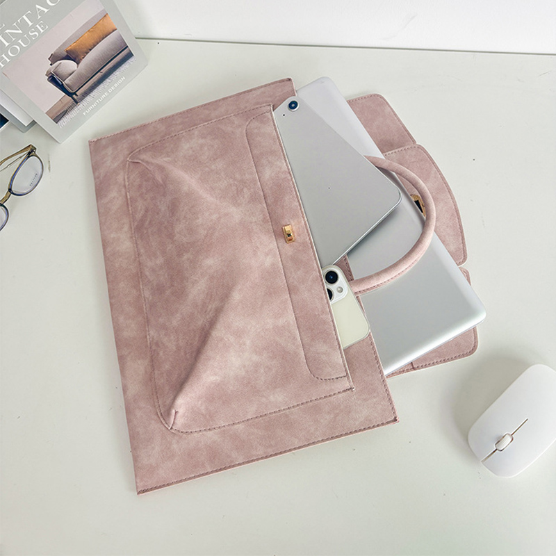 Elegancka różowa torba na lapt – Women Hand Bags For Office recenzja i cena